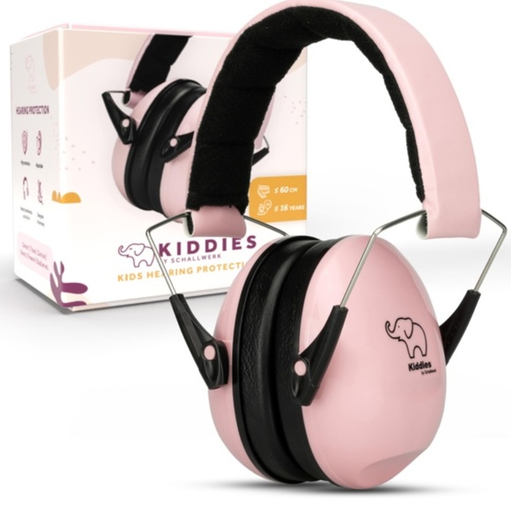 Pink Kids Hearing Protection Earmuffs
